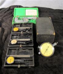 LOT 5 VINTAGE FEDERAL MACHINIST TOOLS - ONE FEDERAL .0001